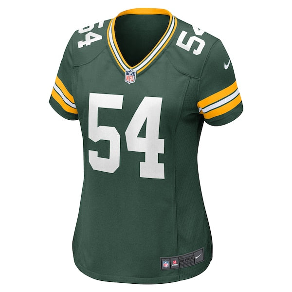 Kristian Welch Green Bay Packers Nike Women's Team Game Jersey -  Green