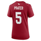 Matt Prater Arizona Cardinals Nike Women's Team Game Jersey -  Cardinal