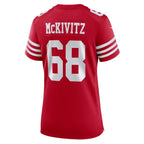 Colton McKivitz San Francisco 49ers Nike Women's  Game Jersey -  Scarlet