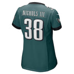 Lew Nichols III Philadelphia Eagles Nike Women's  Game Jersey - Midnight Green
