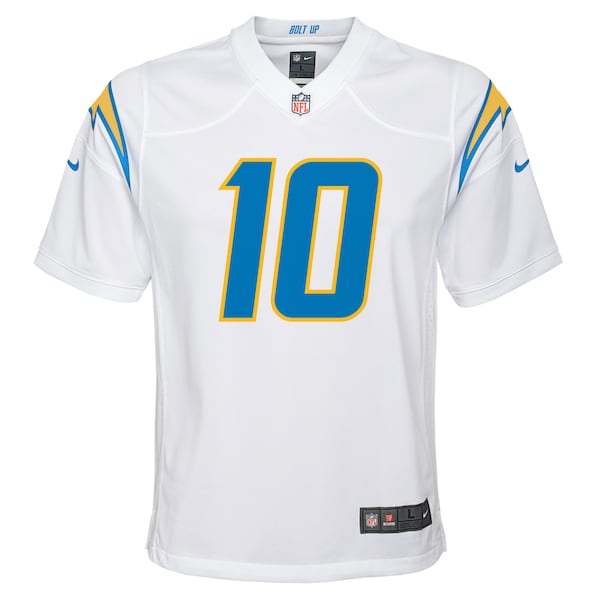 Justin Herbert Los Angeles Chargers Nike Youth Game Jersey - White/Navy/Powder Blue/Royal