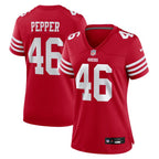 Taybor Pepper San Francisco 49ers Nike Women's  Game Jersey -  Scarlet