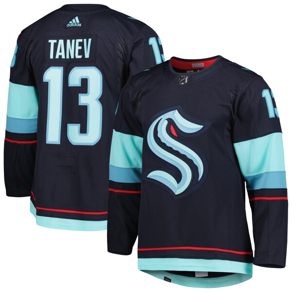 Brandon Tanev Seattle Kraken adidas Home Primegreen Authentic Player Jersey - Navy