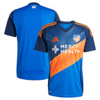 FC Cincinnati adidas 2025 Orange and Blue Legacy Kit Replica Jersey - Blue