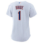 New York Mets Nike Women's #1 Bride Home Replica Jersey - White