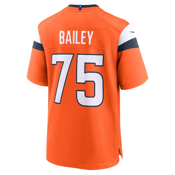 Quinn Bailey Denver Broncos Nike Team Game Jersey -  Orange