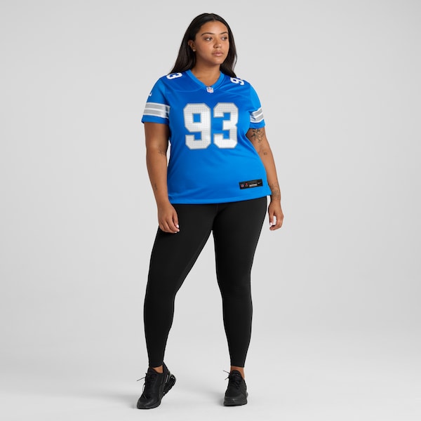 Josh Paschal Detroit Lions Nike Women's Team Game Jersey -  Blue