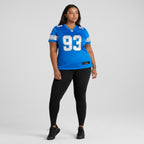 Josh Paschal Detroit Lions Nike Women's Team Game Jersey -  Blue