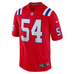 Tedy Bruschi New England Patriots Nike Retired Player Alternate Game Jersey - Red/Navy