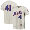 Tom Seaver New York Mets  1969 Cooperstown Collection Authentic Jersey - Cream