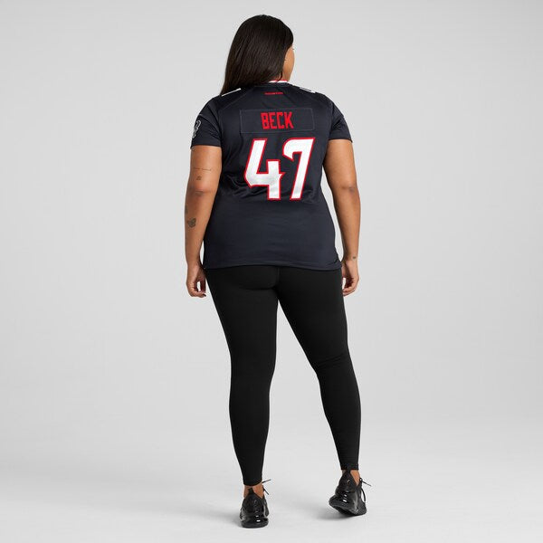 Andrew Beck Houston Texans Nike Women's Team Game Jersey -  Navy