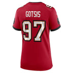 Adam Gotsis Tampa Bay Buccaneers Nike Women's Team Game Jersey -  Red