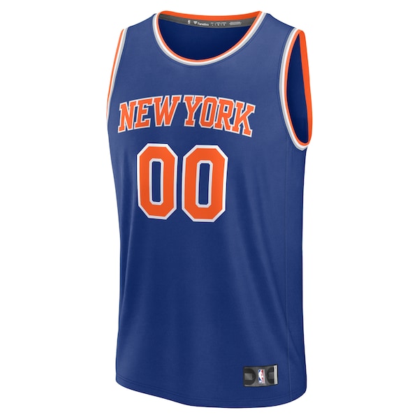 New York Knicks  Youth Custom Fast Break Jersey - Blue - Icon Edition
