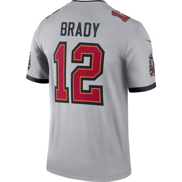 Tom Brady Tampa Bay Buccaneers Nike Inverted Legend Jersey - Gray