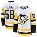 Kris Letang Pittsburgh Penguins   Premium Jersey - White/Black