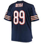 Mike Ditka Chicago Bears Big & Tall 1966 Retired Player Replica Jersey - Navy