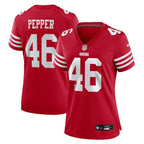 Taybor Pepper San Francisco 49ers Nike Women's  Game Jersey -  Scarlet
