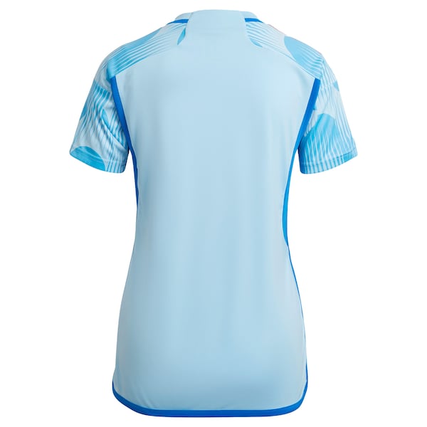 Spain National Team adidas Women's 2022/23 Away Replica Jersey - Blue