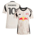 Emil Forsberg New York Red Bulls adidas Women's 2025 Stone Kit Replica Player Jersey - Tan