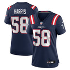 Marcus Harris New England Patriots Nike Women's Team Game Jersey -  Navy