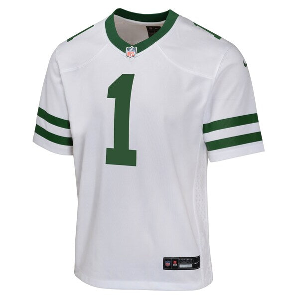 Ahmad Sauce Gardner New York Jets Nike Youth Game Jersey - Legacy White/Black/Green