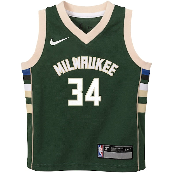 Giannis Antetokounmpo Milwaukee Bucks Nike Toddler Swingman Player Jersey - Icon Edition - Green