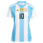 Lionel Messi Argentina National Team adidas Women's 2024 Home Replica Player Jersey - White/Blue