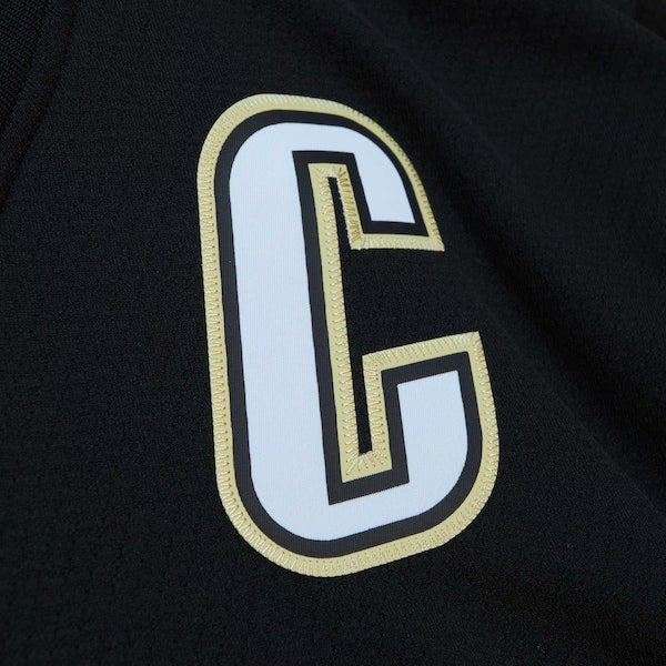 Sidney Crosby Pittsburgh Penguins Captain Patch 2008/09 Blue Line Player Jersey - Black