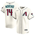 Gabriel Moreno Arizona Diamondbacks Nike Alternate Limited Player Jersey - Cream