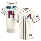 Gabriel Moreno Arizona Diamondbacks Nike Alternate Limited Player Jersey - Cream