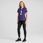 Nate Wiggins Baltimore Ravens Nike Women's  Game Jersey -  Purple