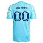 Philadelphia Union adidas 2025 The Voltage Kit Replica Custom Jersey - Blue