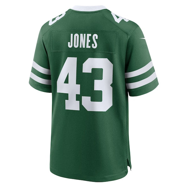 Cam Jones New York Jets Nike Team Game Jersey - Legacy Green