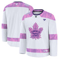 Toronto Maple Leafs  2024 Hockey Fights Cancer Practice Jersey - White