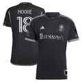 Shaq Moore Nashville SC adidas 2024 Man In Black Kit Authentic Player Jersey - Black