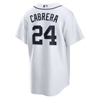 Miguel Cabrera Detroit Tigers Nike Home Replica Player Name Jersey - White/Gray