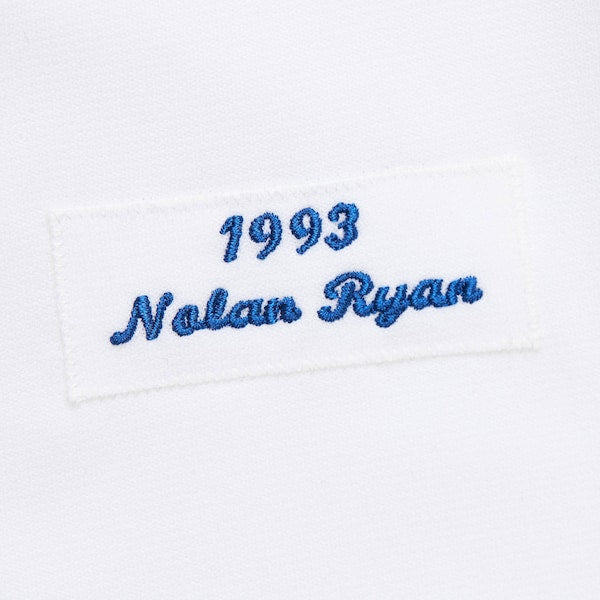 Nolan Ryan Texas Rangers 1993 Cooperstown Collection Authentic Jersey - White