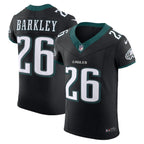 Saquon Barkley Philadelphia Eagles Nike Alternate  Vapor F.U.S.E. Elite Jersey - Black/Kelly Green