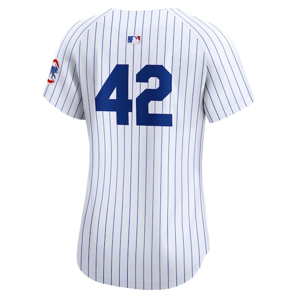 Chicago Cubs Nike Women's 2024 Jackie Robinson Day Home Limited Jersey – White