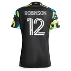 Miles Robinson Atlanta United FC adidas 2024 The 404 Authentic Player Jersey - Black
