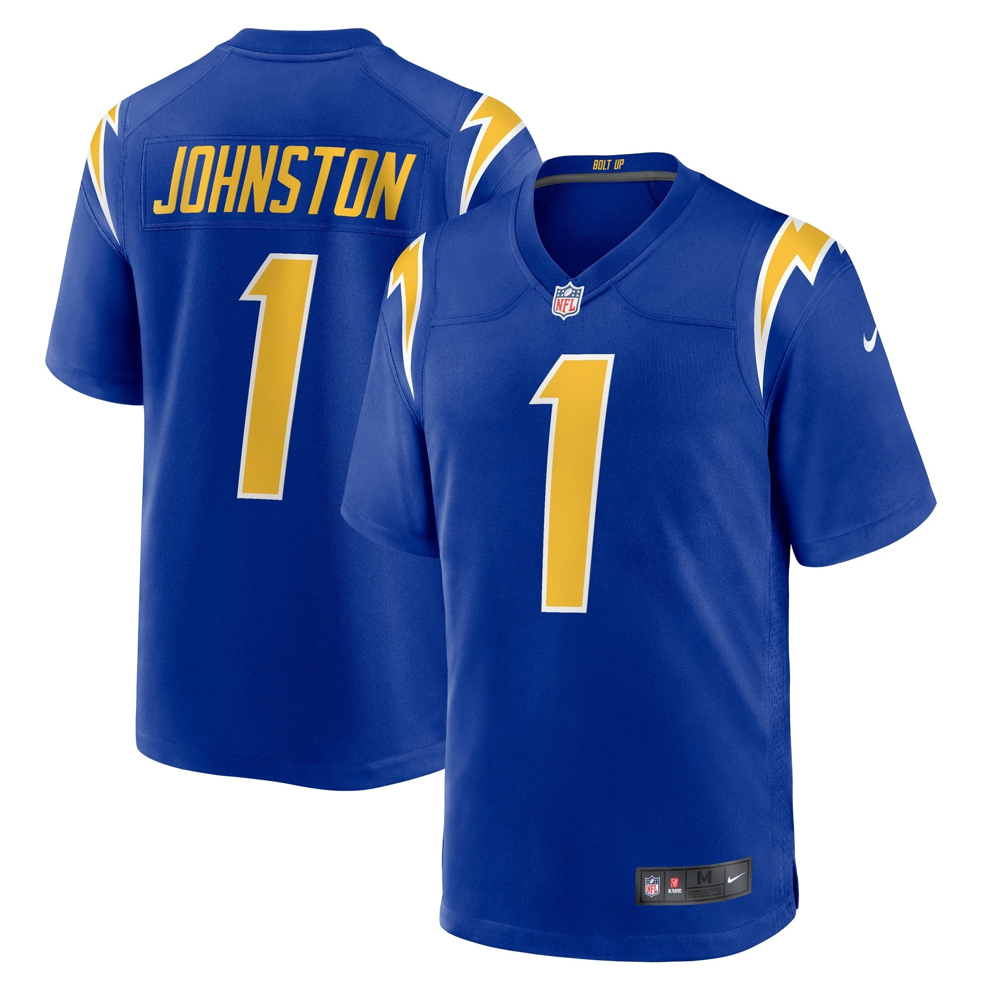 Quentin Johnston Los Angeles Chargers Nike Away Game Jersey - White/Navy/Royal