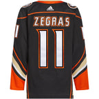 Trevor Zegras Anaheim Ducks adidas Home Primegreen Authentic Player Jersey - Black