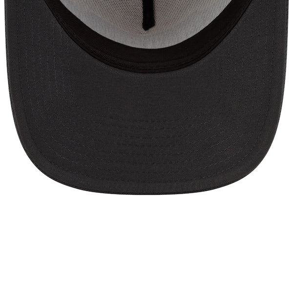 Los Angeles Dodgers New Era 2025 World Series Champions Locker Room A-Frame 9FORTY Adjustable Hat - Cream/Charcoal