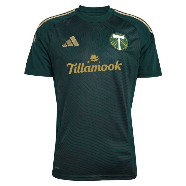 Portland Timbers adidas 2025 Forever Green & Gold Replica Jersey - Green