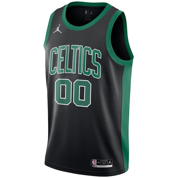 Boston Celtics Jordan Brand Swingman Custom Jersey - Statement Edition - Black