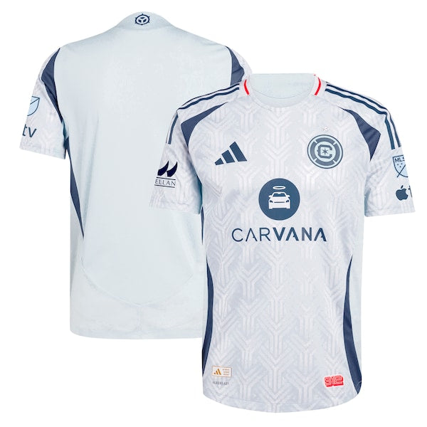 Chicago Fire adidas 2025 The Municipal Kit Authentic Jersey - Light Blue