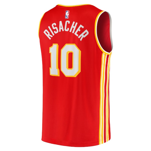 Zaccharie Risacher Atlanta Hawks  2024 NBA Draft Fast Break Player Jersey - Icon Edition - Red