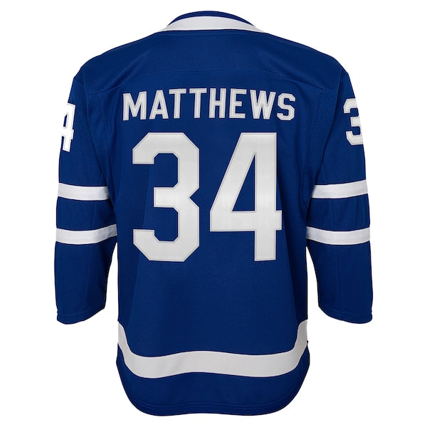 Auston Matthews Toronto Maple Leafs Youth Home Premier Player Jersey - Blue/Black