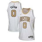 Jayson Tatum Boston Celtics Nike Youth 2025/26 City Edition Swingman Jersey - White