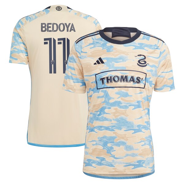Alejandro Bedoya Philadelphia Union adidas 2024 For Philly Replica Jersey - Tan